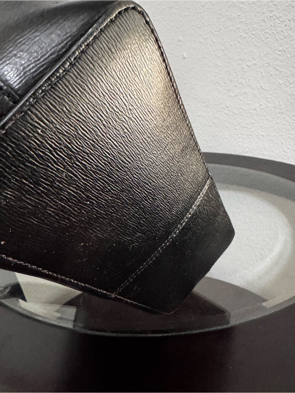 Lauren Ralph Lauren Black Leather Tote Bag - Picture 3 of 15